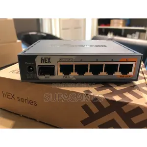 Mikrotik Router Hex S Rb760igs | 5x Gigabit Ethernet