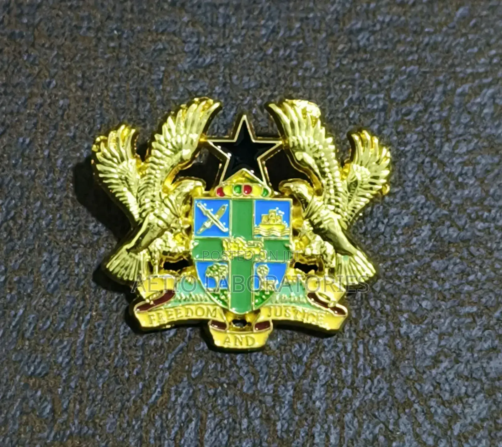 Lapel Pin and Brooches - Coat of Arms, Ghana Flag, Npp, NDC