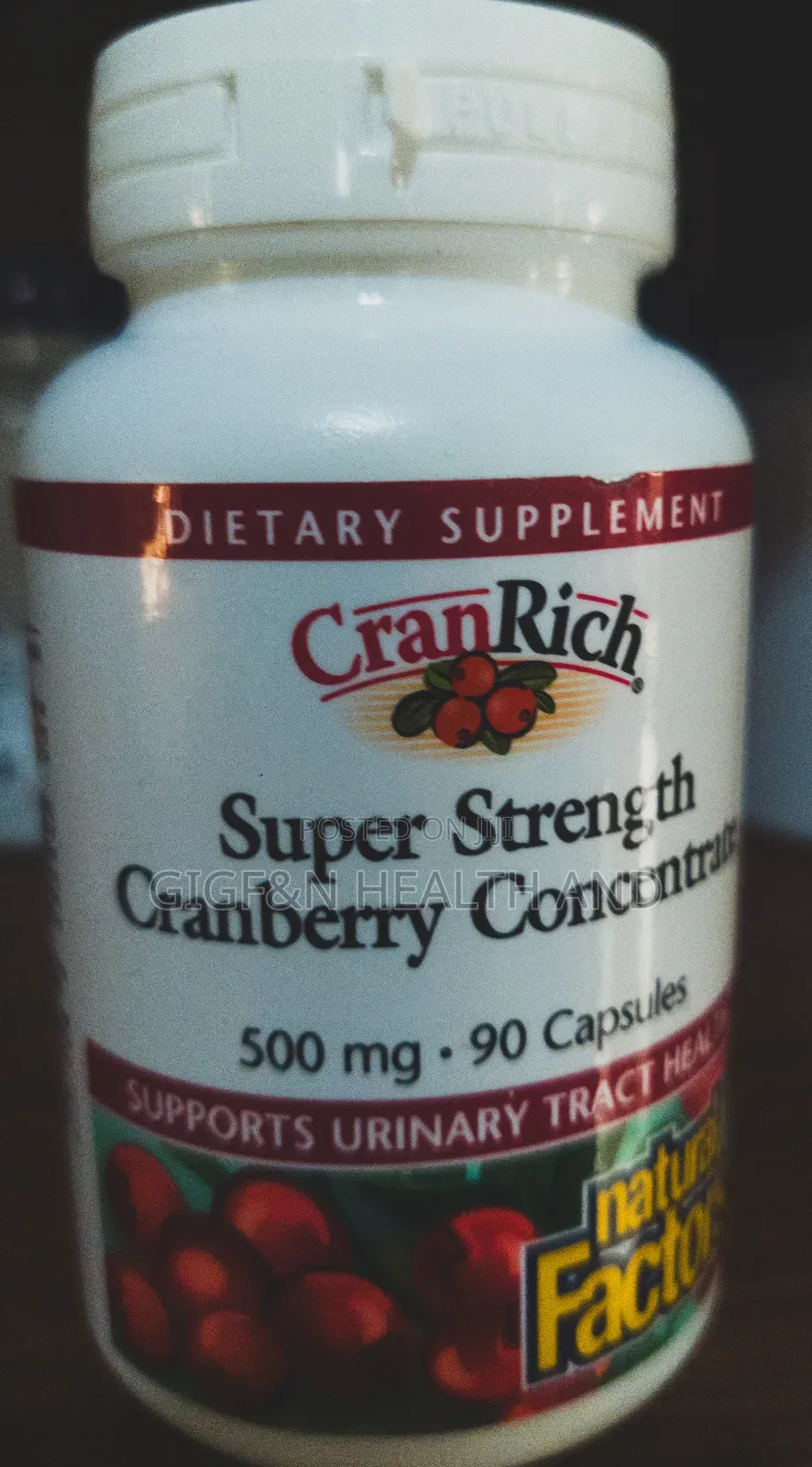 Cranrich Cranberry for Urinary Tract Health 90 Caps (2028 )