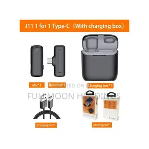 Professional Wireless Lavalier Type C Microphone