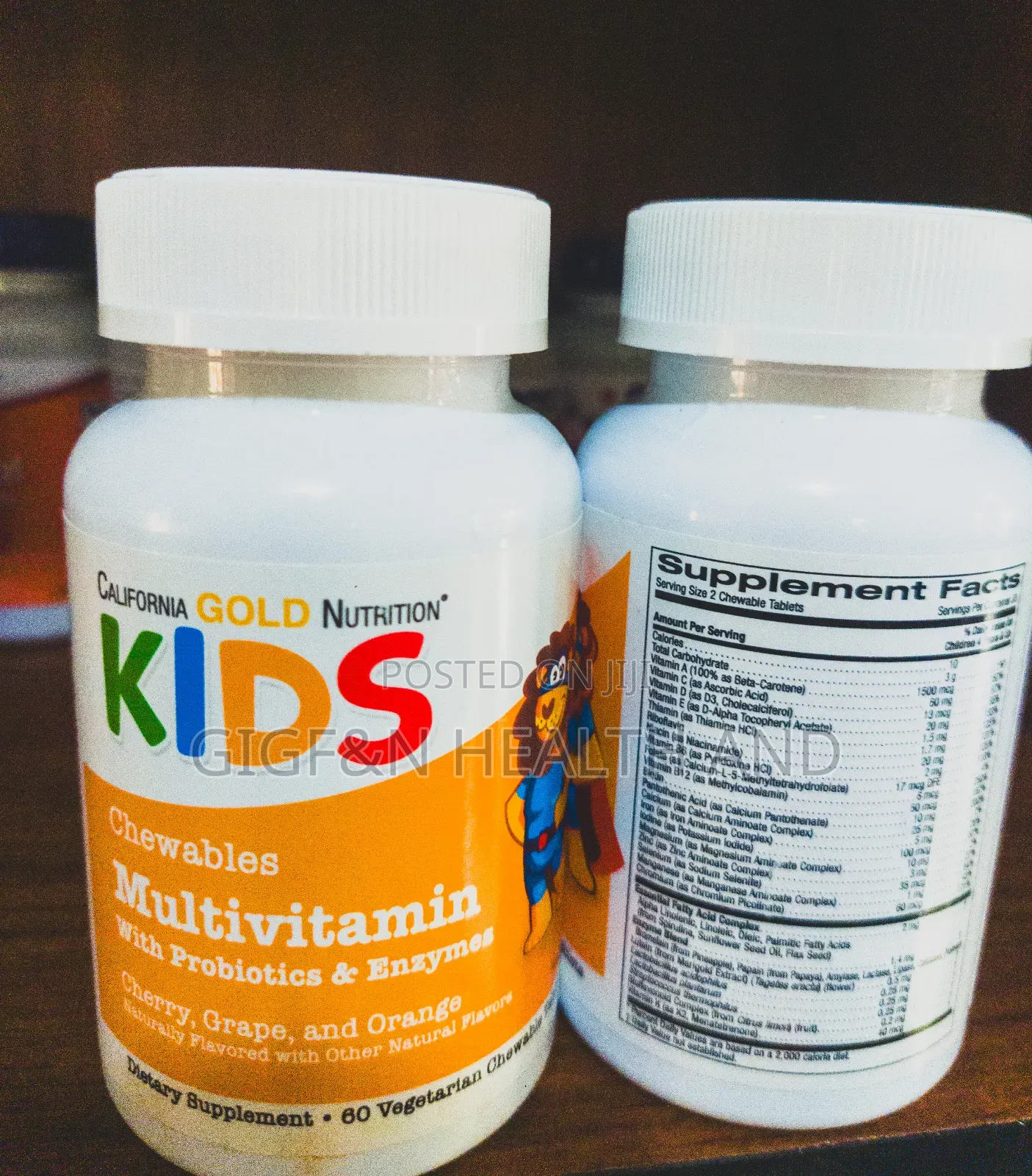 Children's Chewable Multivitamin With Probiotic Blend