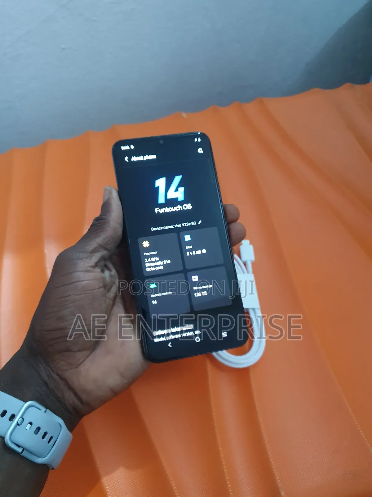 New Vivo V23 5G 128 GB Black