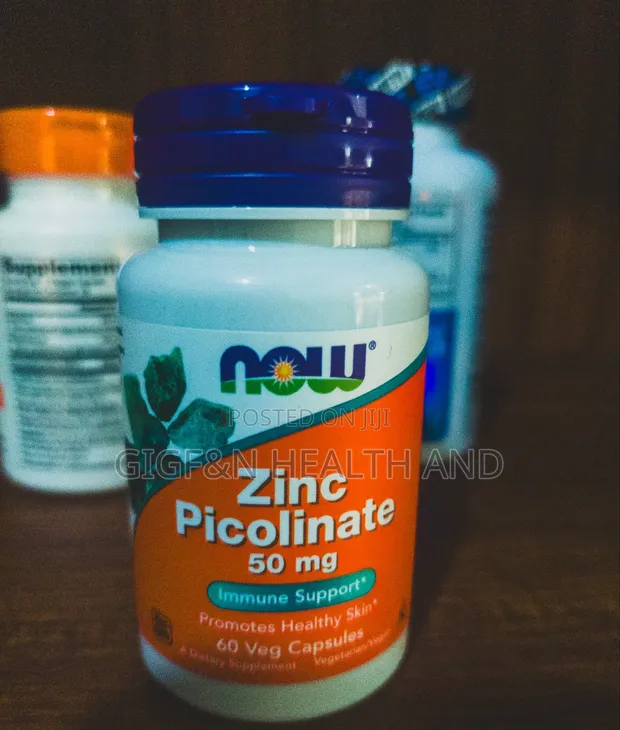 Now Foods Picolinate De Zinc 50 Mg – 60 Capsules – Complément Alimentaire Neuf