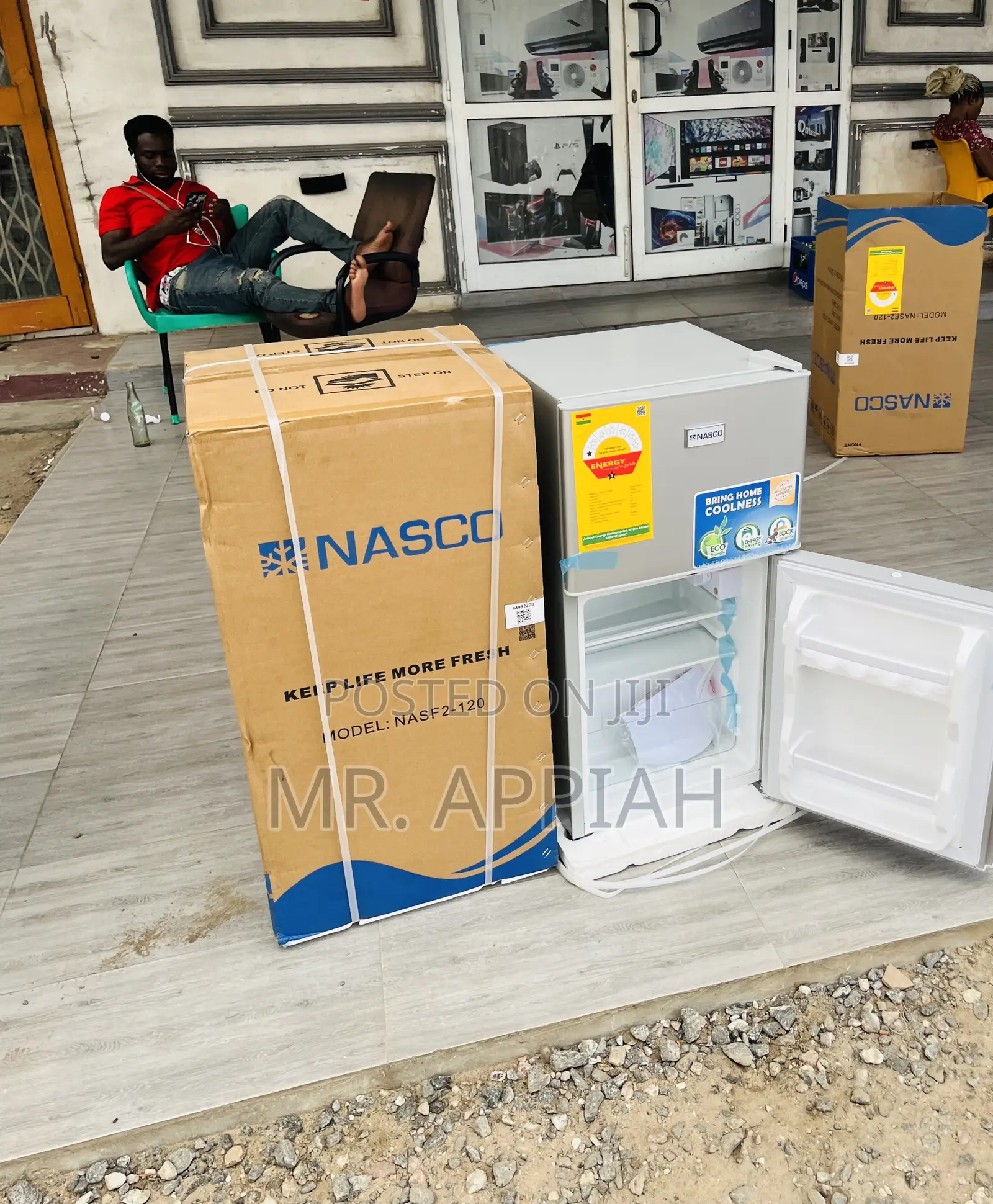 Authentic Nasco Table Top Fridge(Nas F2-120)90 Liters