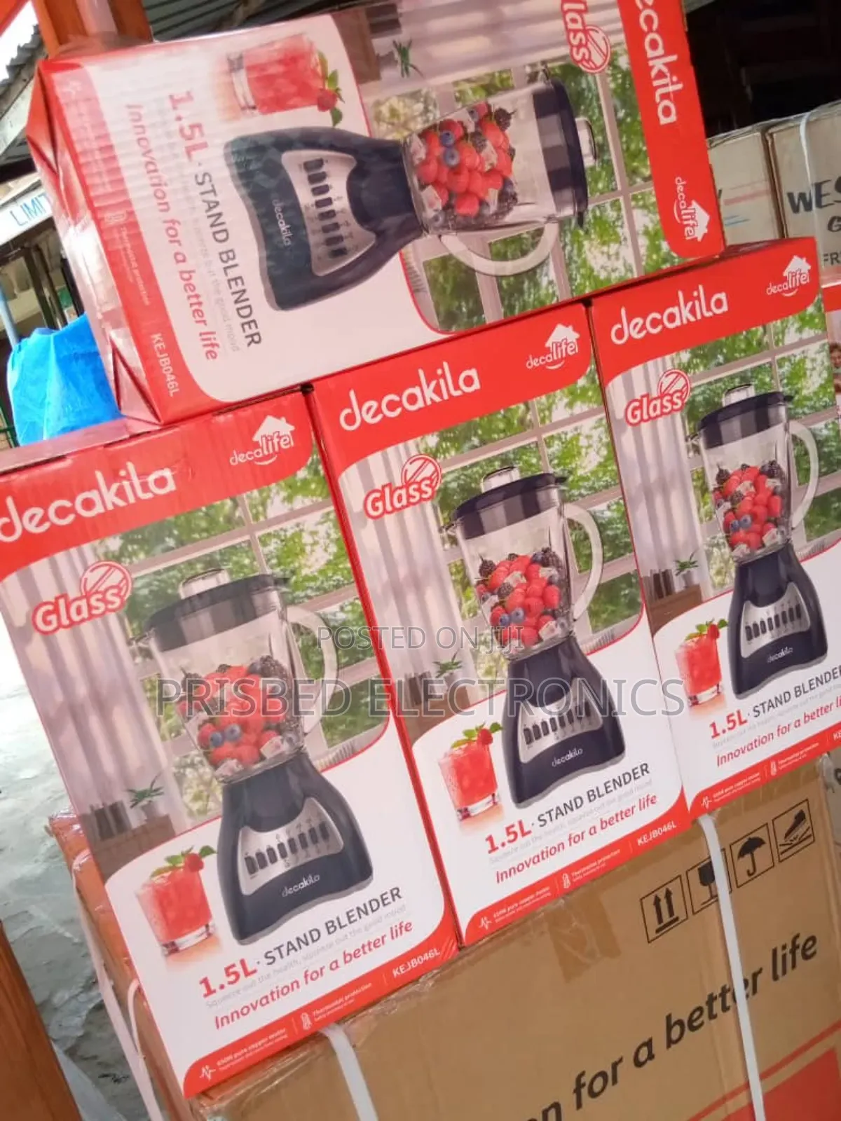 Decakila Durable Glass Blender 1.5 Litres