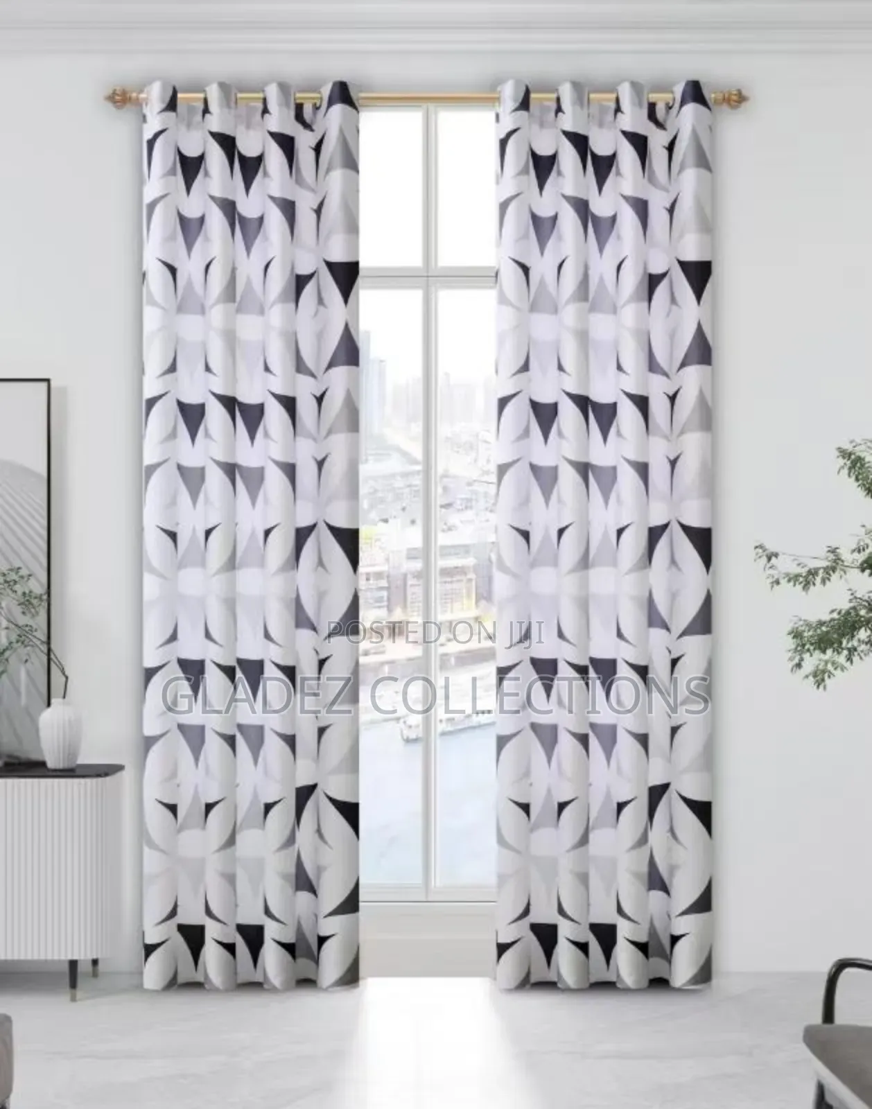 2 in 1 Quality Pair Curtains