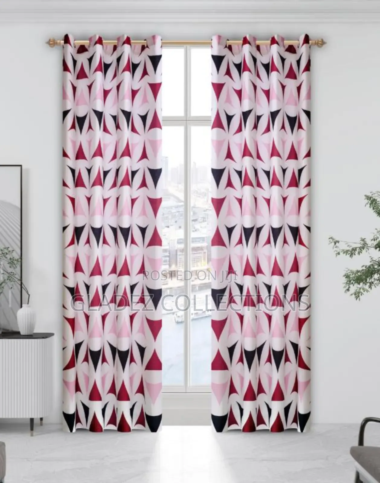 2 in 1 Quality Pair Curtains
