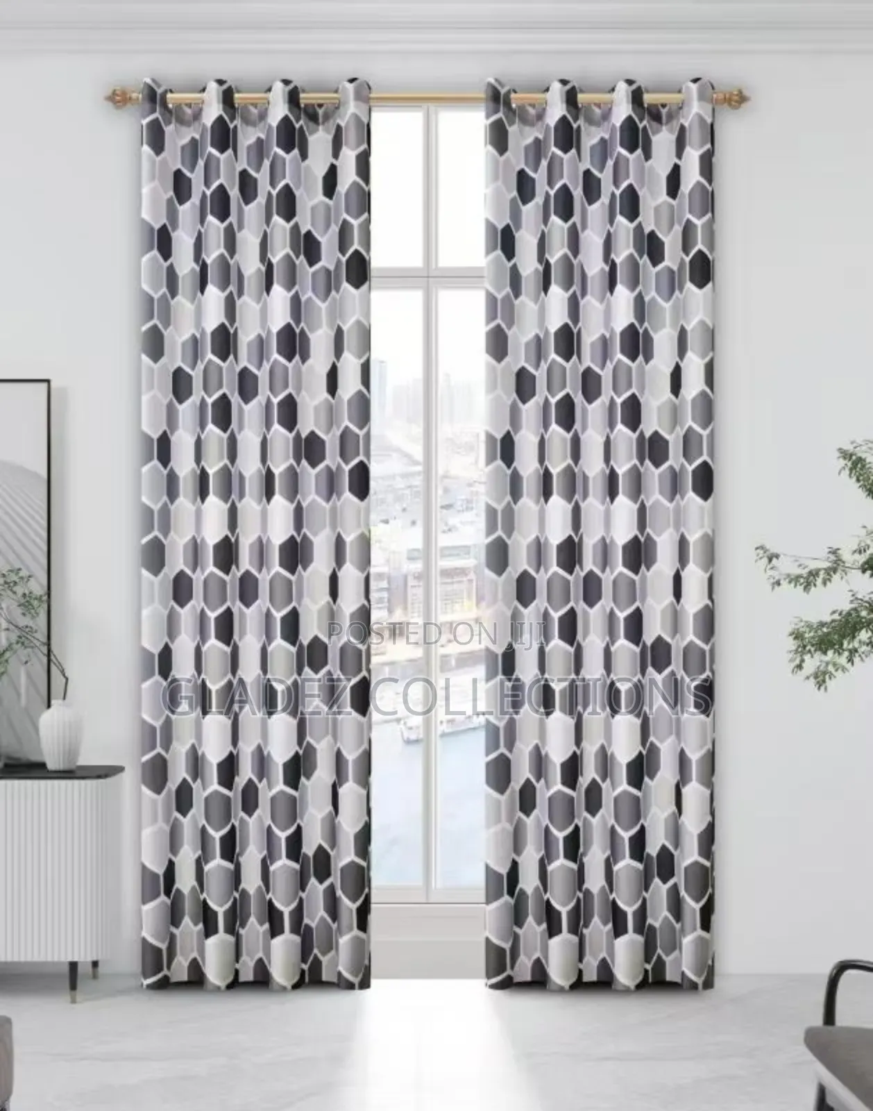2 in 1 Quality Pair Curtains
