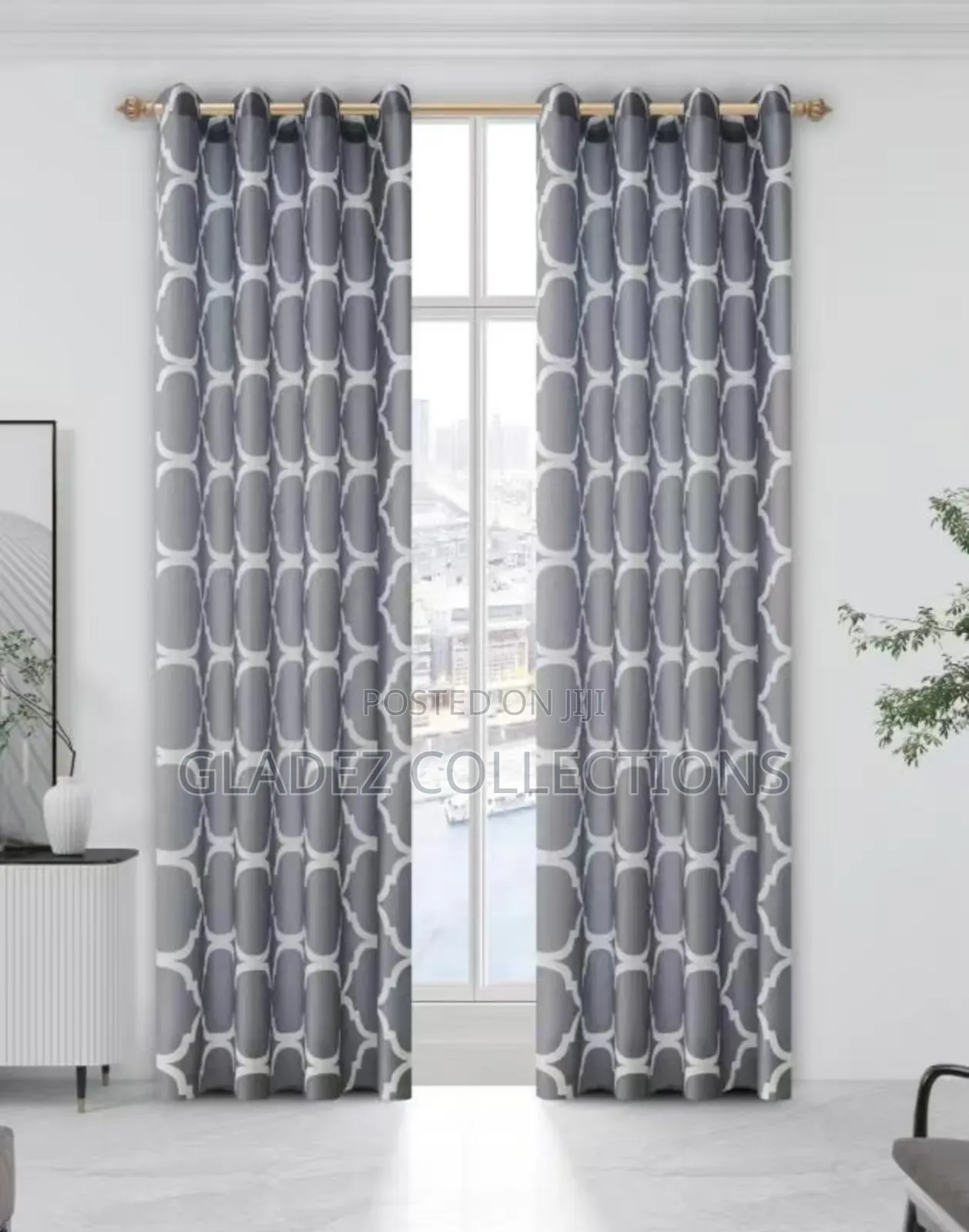 2 in 1 Quality Pair Curtains