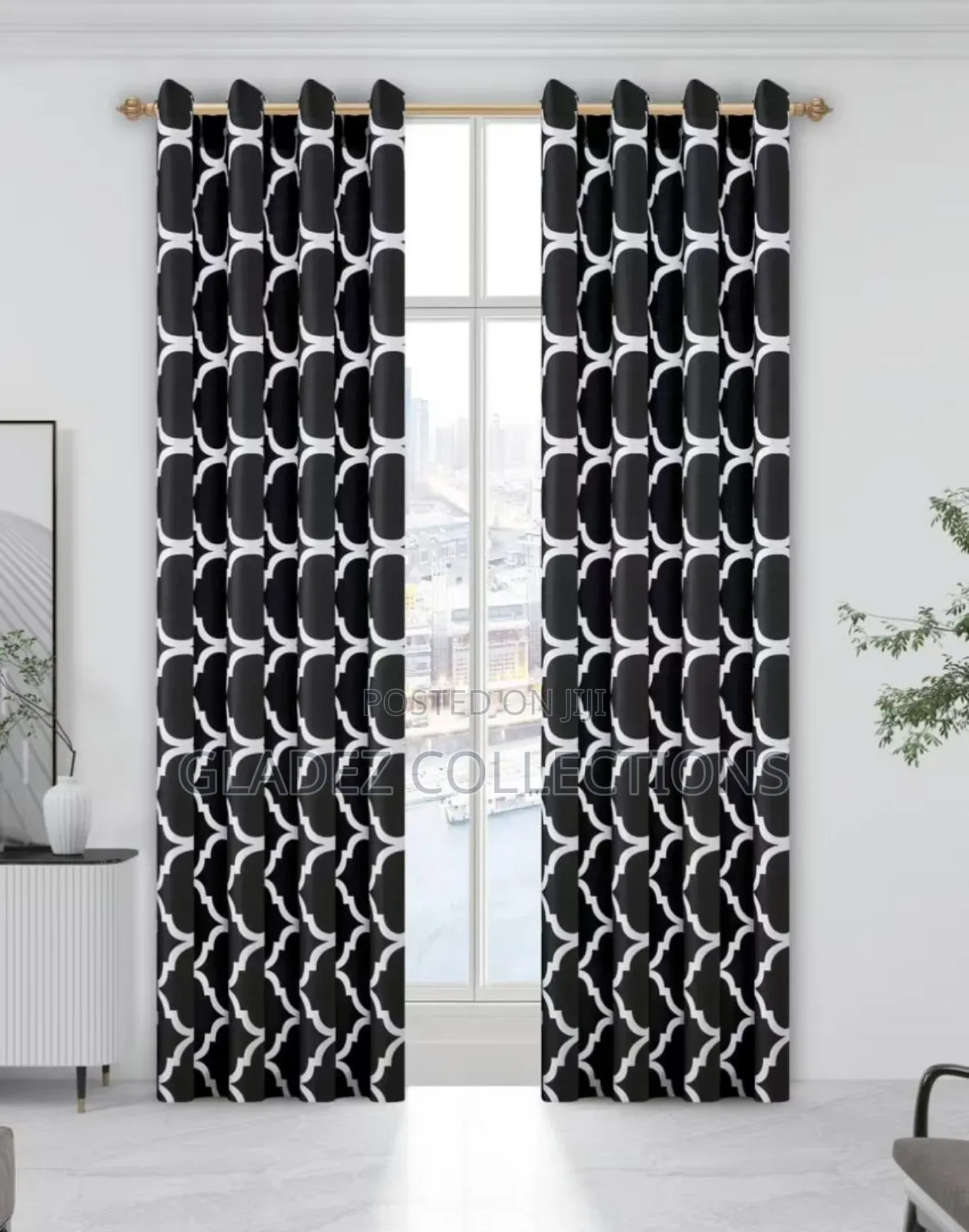 2 in 1 Quality Pair Curtains