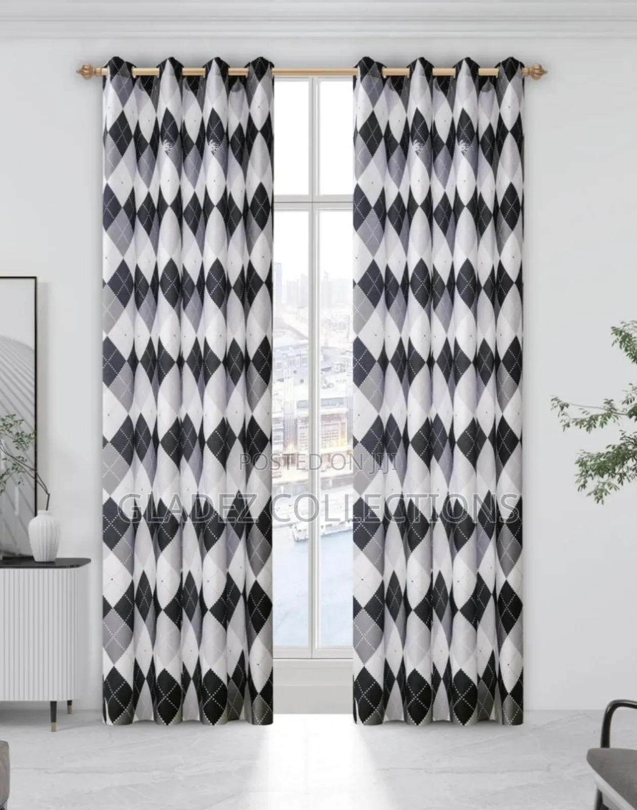 2 in 1 Quality Pair Curtains