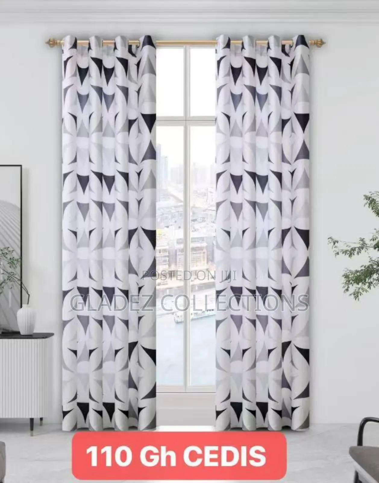 2 in 1 Quality Pair Curtains