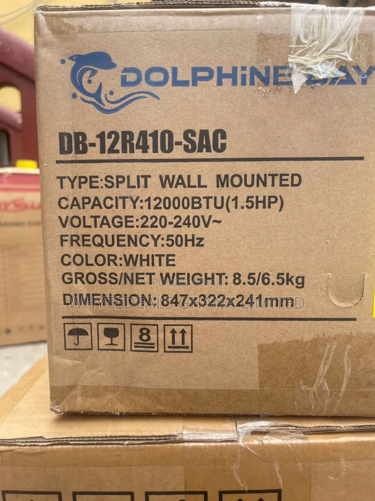 Dolphin Bay 1.5hp Split Airconditioner| Fast Freeze| R410| Energy Save