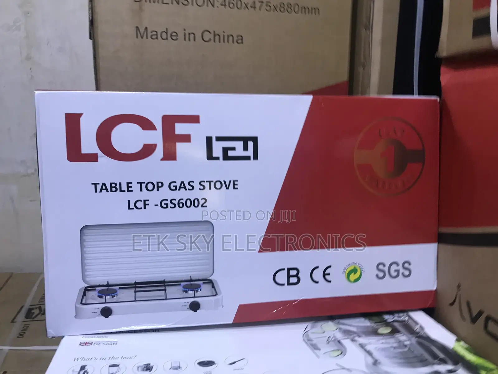 True Blue LCF 2burner Gas Stove With Lid