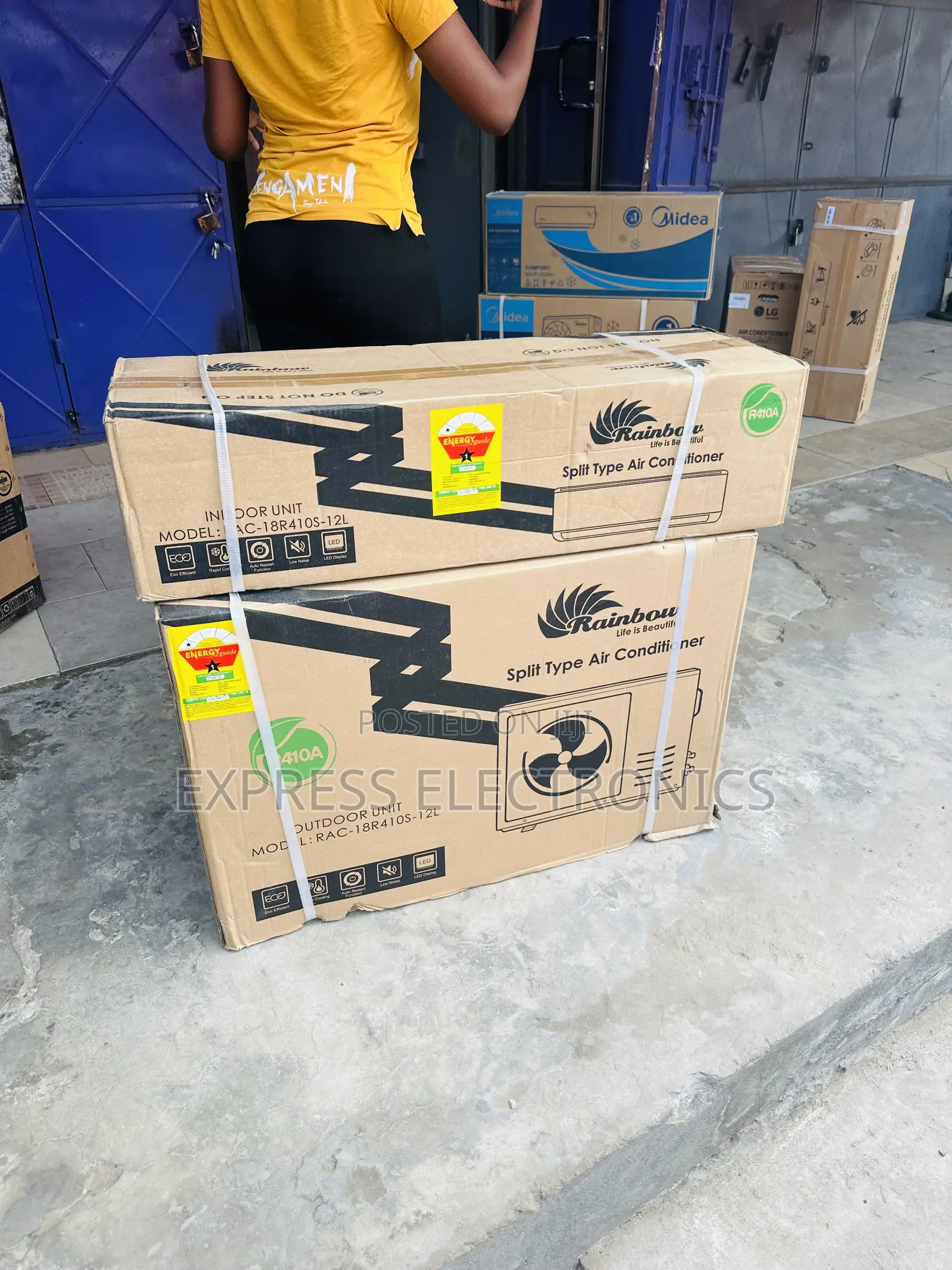 Dehumidifier Split R410 Gas 1.5hp Split Rainbow