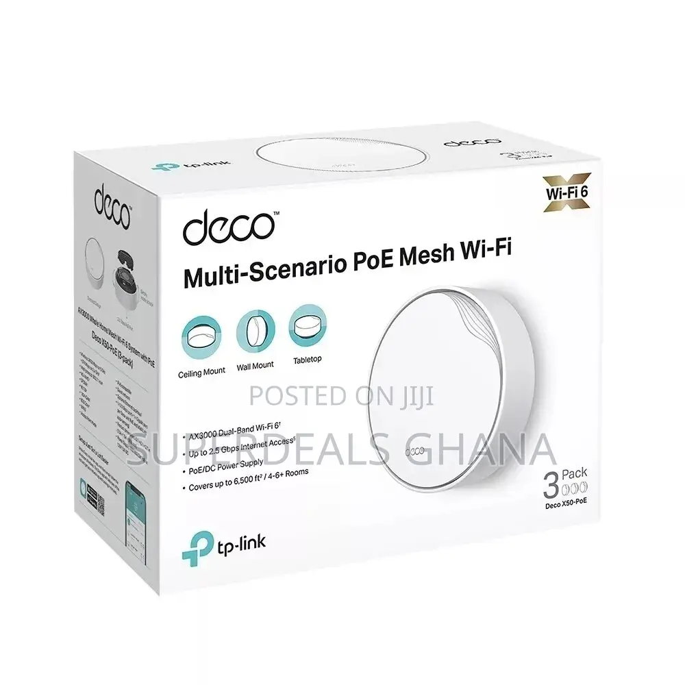 Tp-link Deco X50-poe 3-pack Deco Ax3000