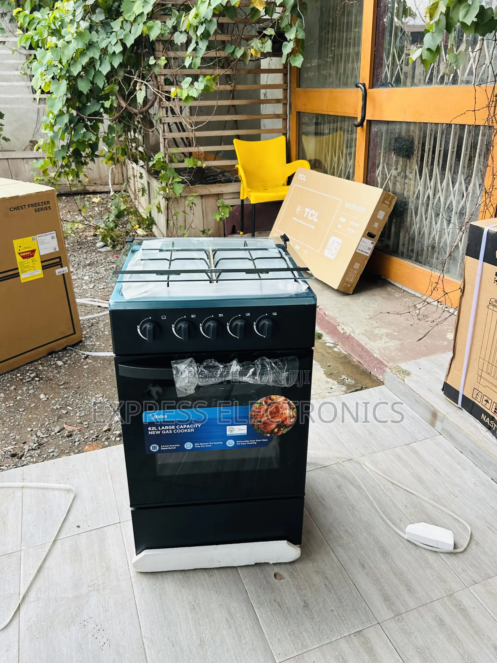 Grab Your Favorite Midea 4burner Gas Cooker Oven