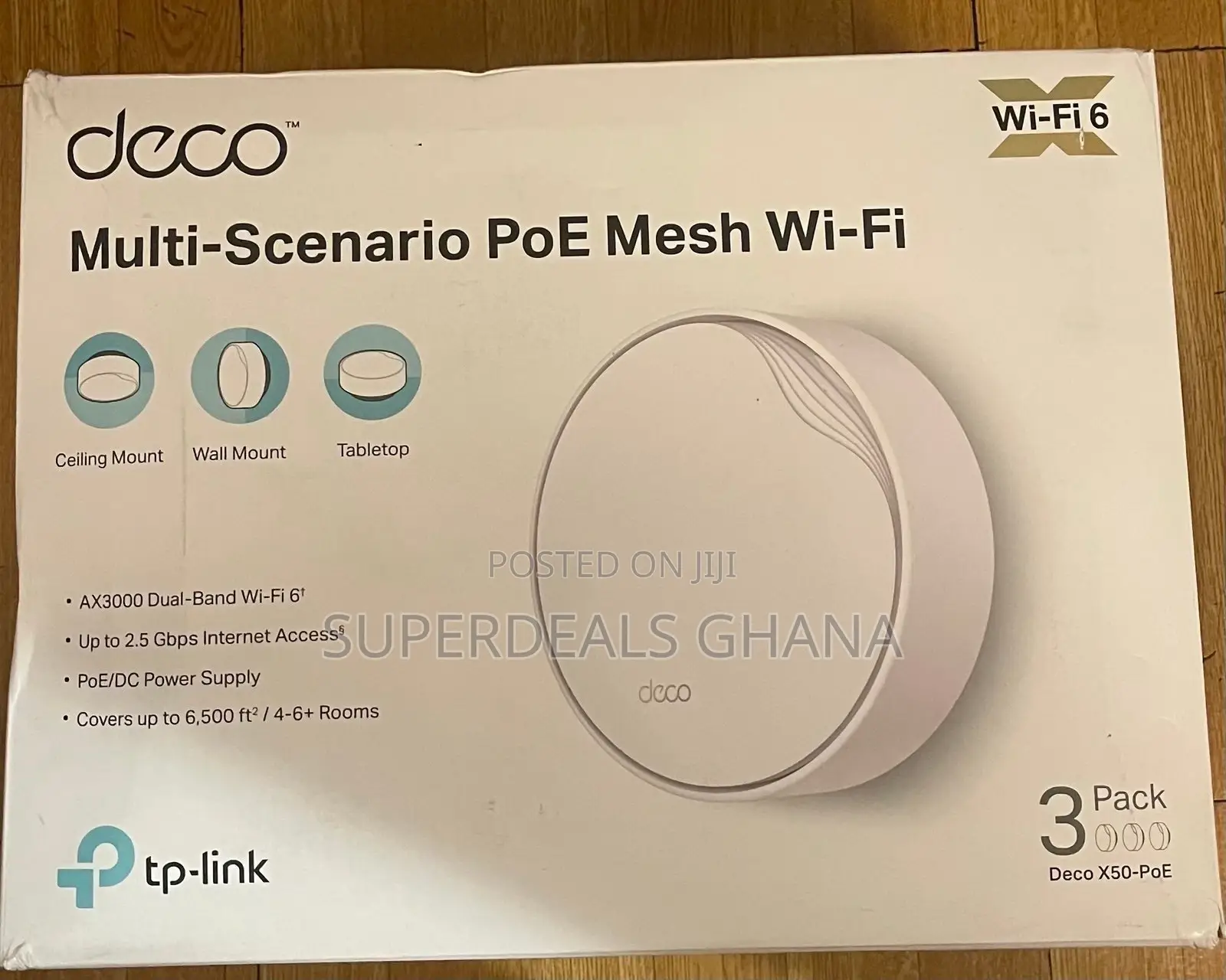 Tp-link Deco X50-poe Ax3000 Home Mesh Wi-fi 6 Wireless