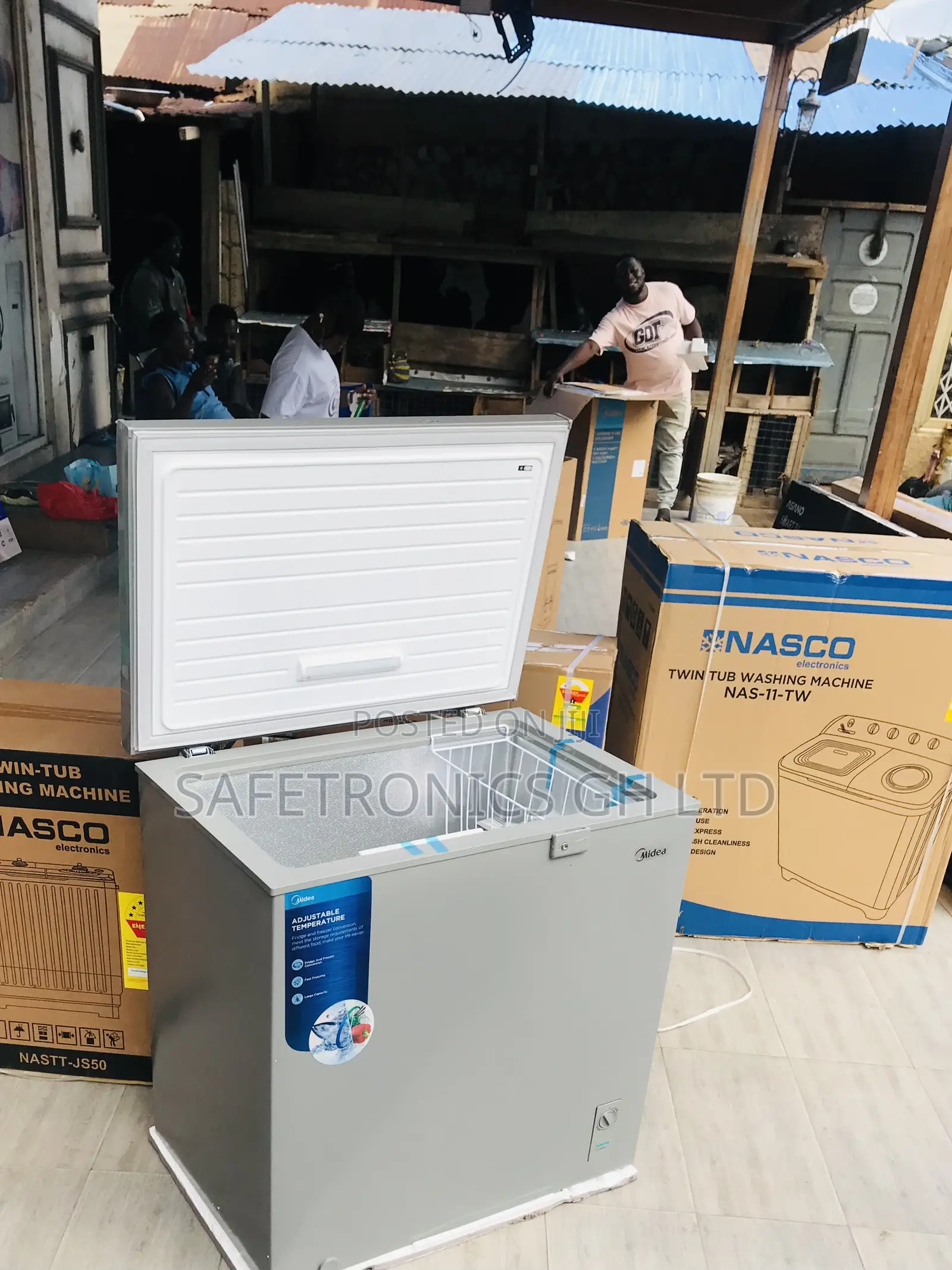 Check Out Midea 200 Liters Grey Singledoor Freezer