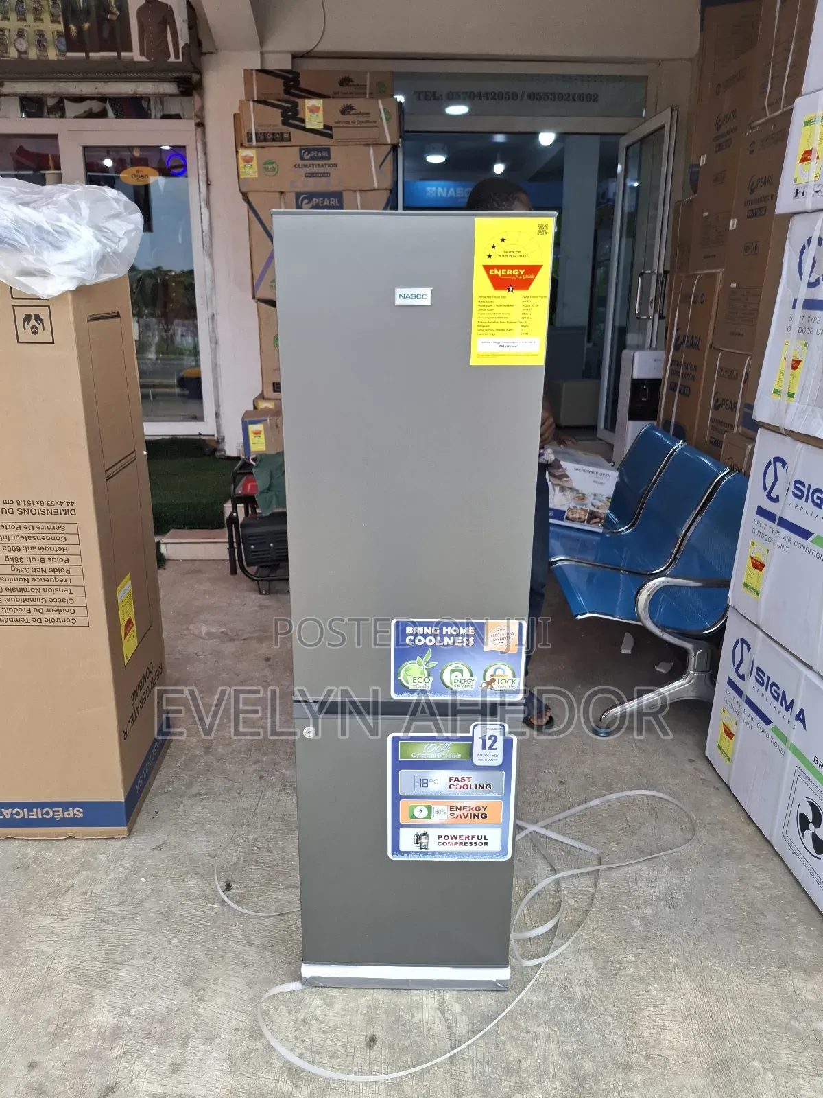 Aquadaz Ventures Nasco Bottom Freezer 170 Liters Available
