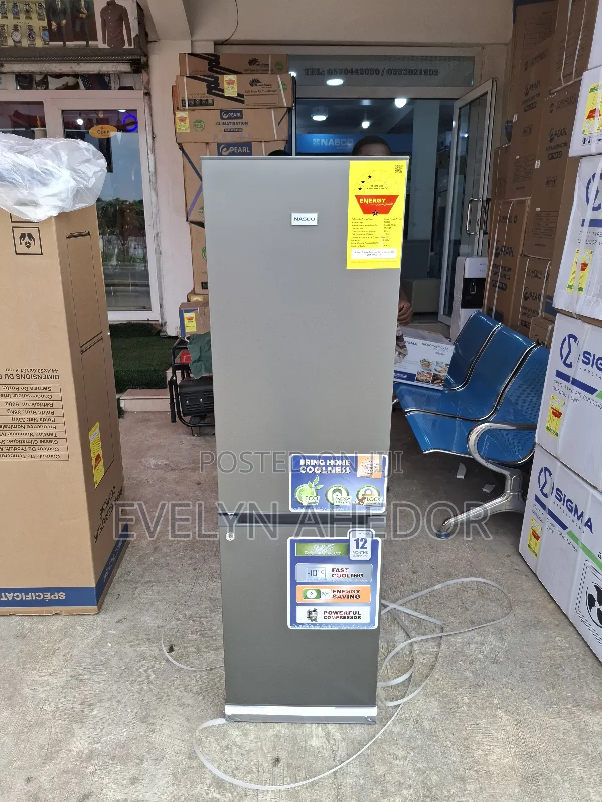 Aquadaz Ventures Nasco Bottom Freezer 170 Liters Available