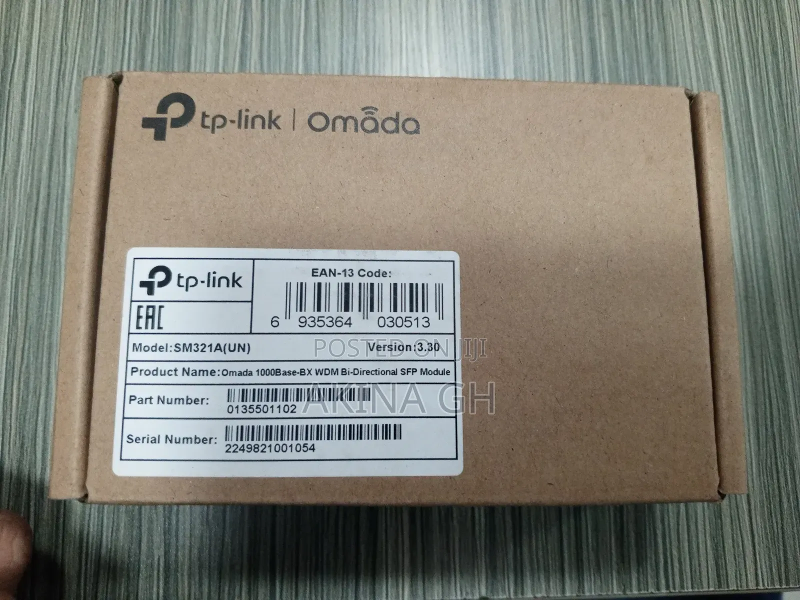 Tp-Link Tl-Sm321a (Sm321a) 1000base-Bx10 SFP Transceiver