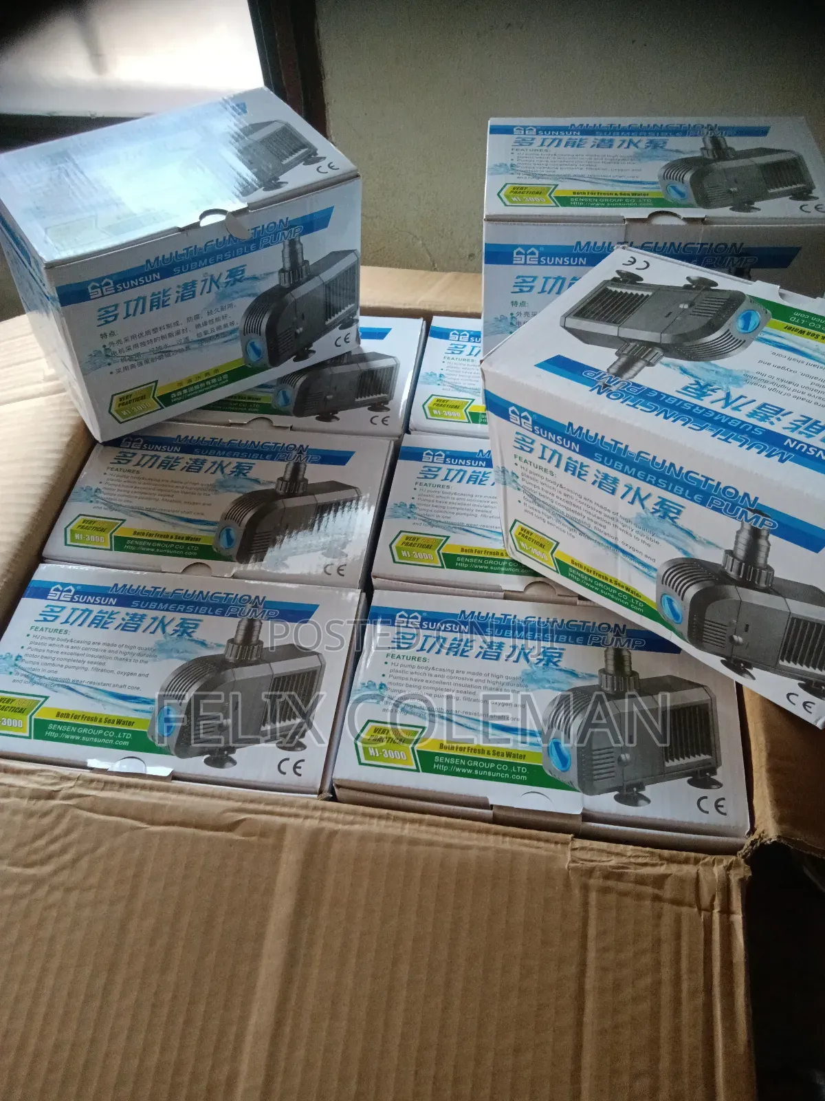 Submersible Fountain Pump (100w)