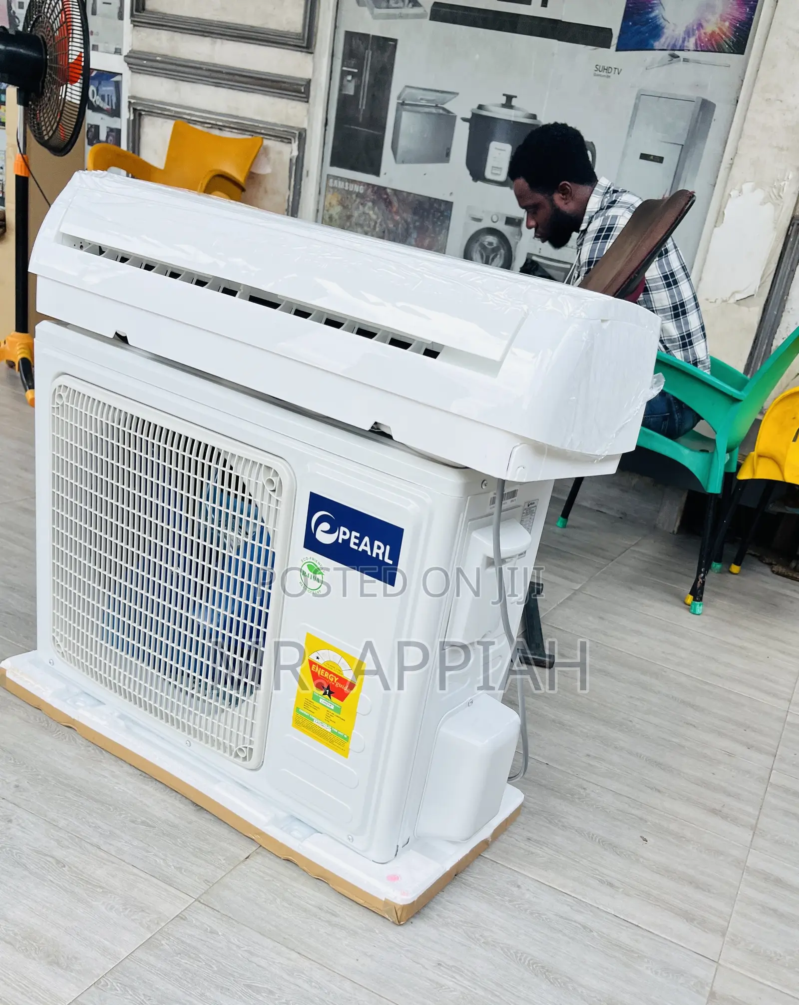 Efficient Split Type Pearl 1.5hp Air Conditioner(White)