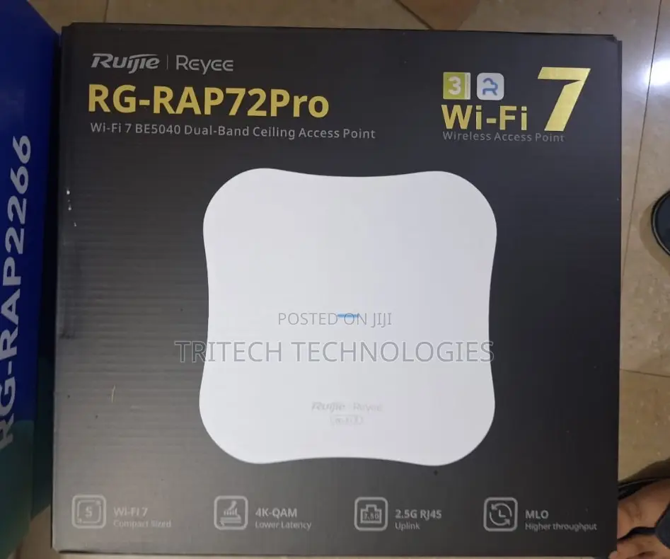 Ruijie Wi-Fi 7 Rg-Rap72pro Dual-Band Ceiling Access Point