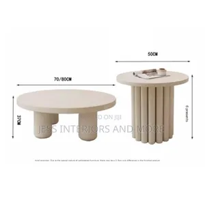 Center Table Set (Off- White)