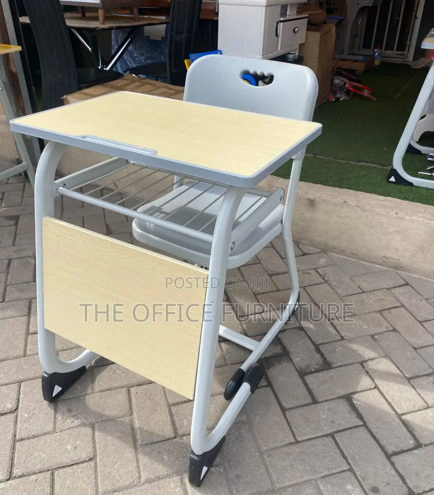 Student Study Desk With Integrated Chair
