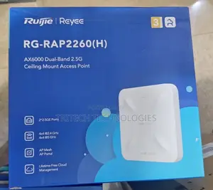 Ruijie Rg-Rap2260(H) Wifi 6 Ax6000 Multi-G Ceiling Access P