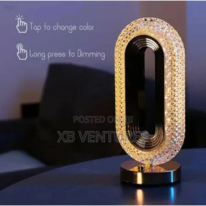 Oval Crystal, Usb Rechargeable Interior Decor Table Lamp