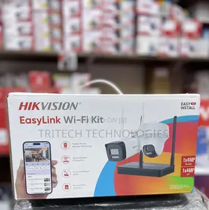 Hikvision Nks424w02h 4mp Wi-Fi Kit 2way Audio NVS Kit