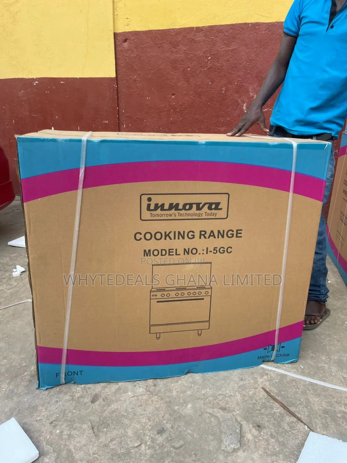 Innova Gas Cooker| 5~Burners| Oven| Grill| Stainless Steel