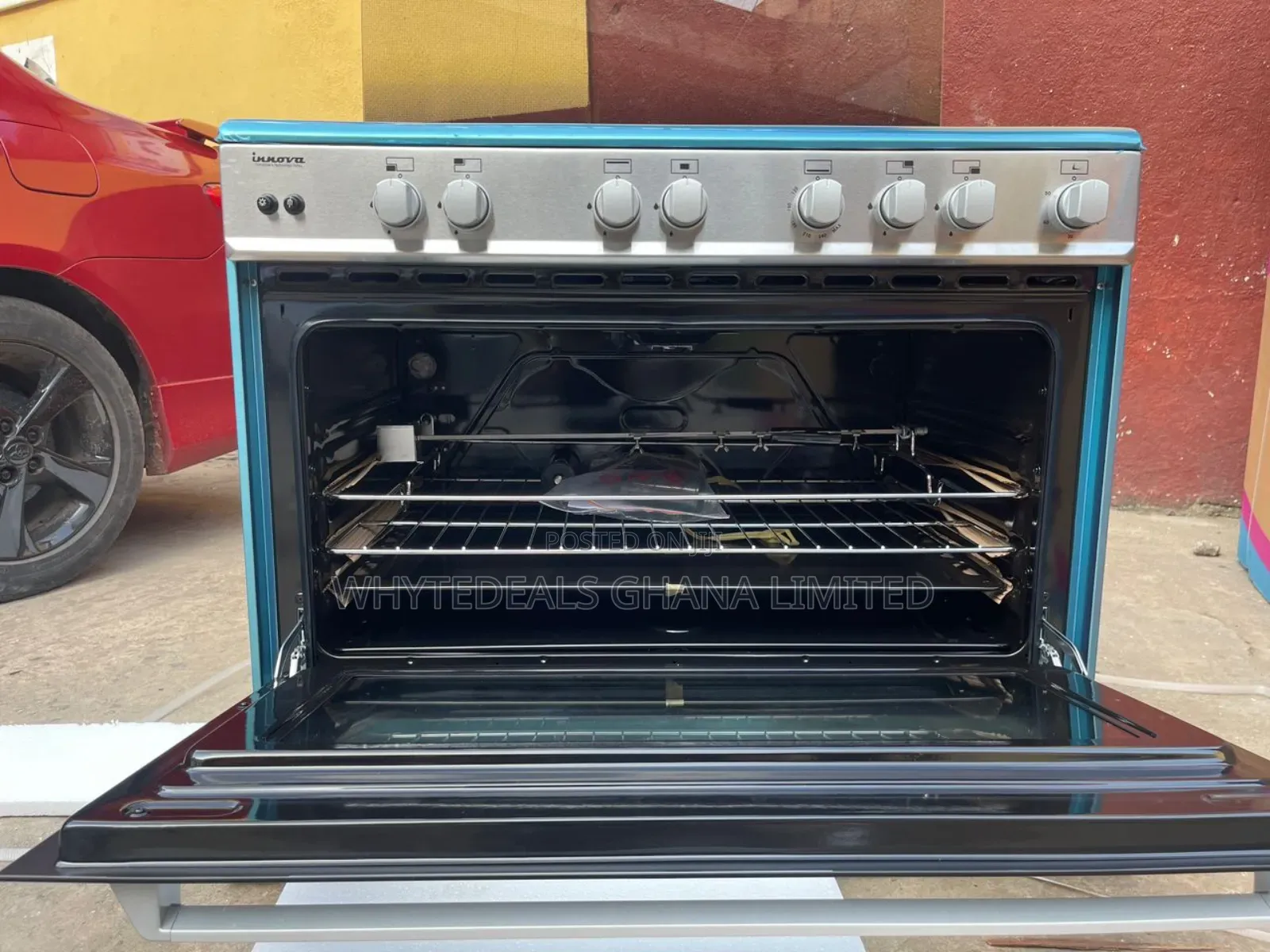 Innova Gas Cooker| 5~Burners| Oven| Grill| Stainless Steel