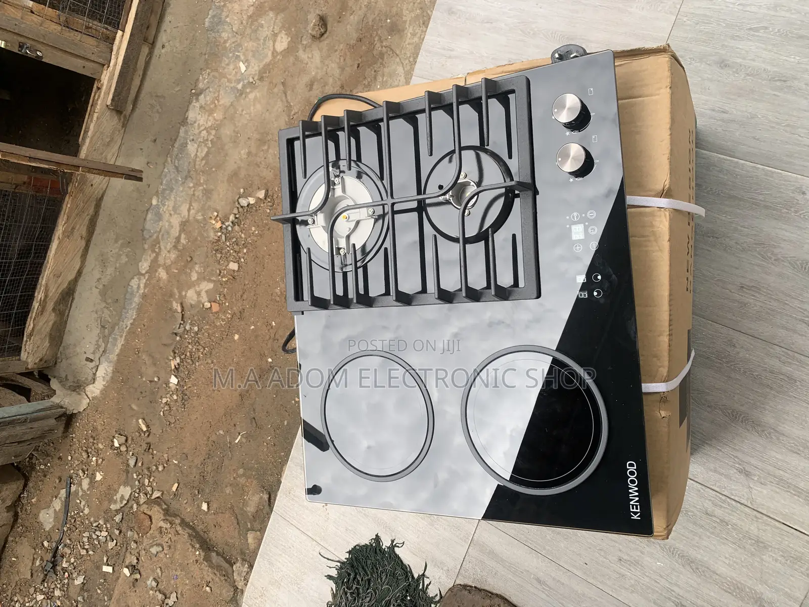 Kenwood 60cm 2+2 Inbuilt Electric Gas Cooker