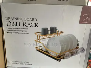 2 Tier Anti -Rust Drainer Dish Rack