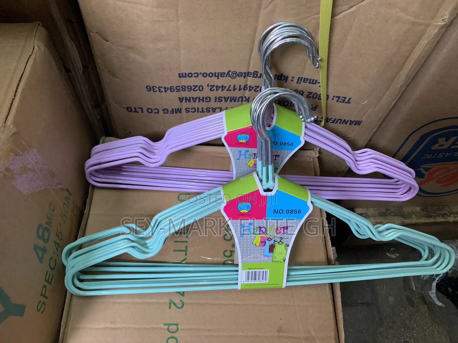 Colorful Metal-Coated Hanger ( 3packs / 30pcs)