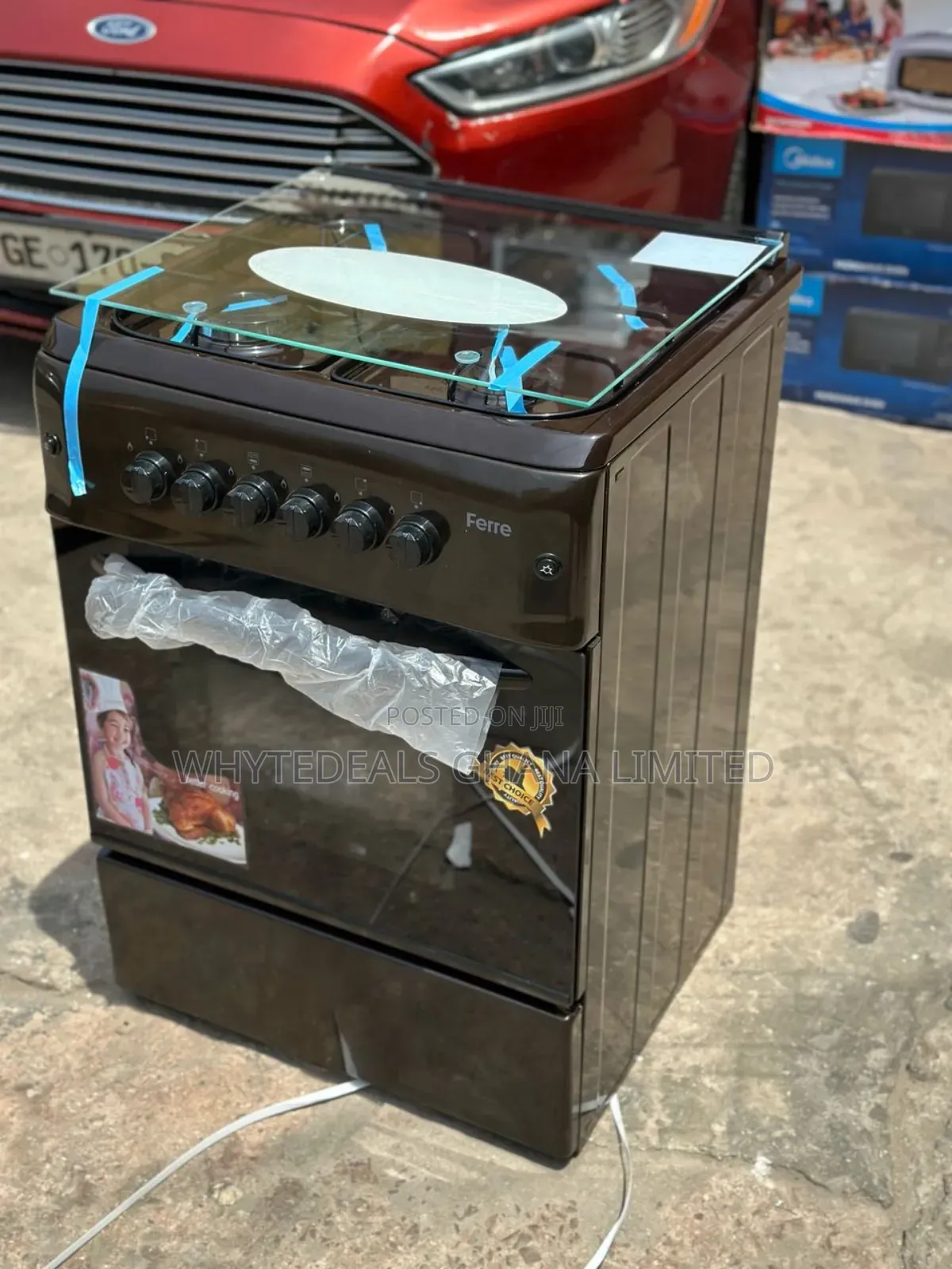 Quality 4_burner Gas Cooker| Grill| Oven| 60x60| Stainless