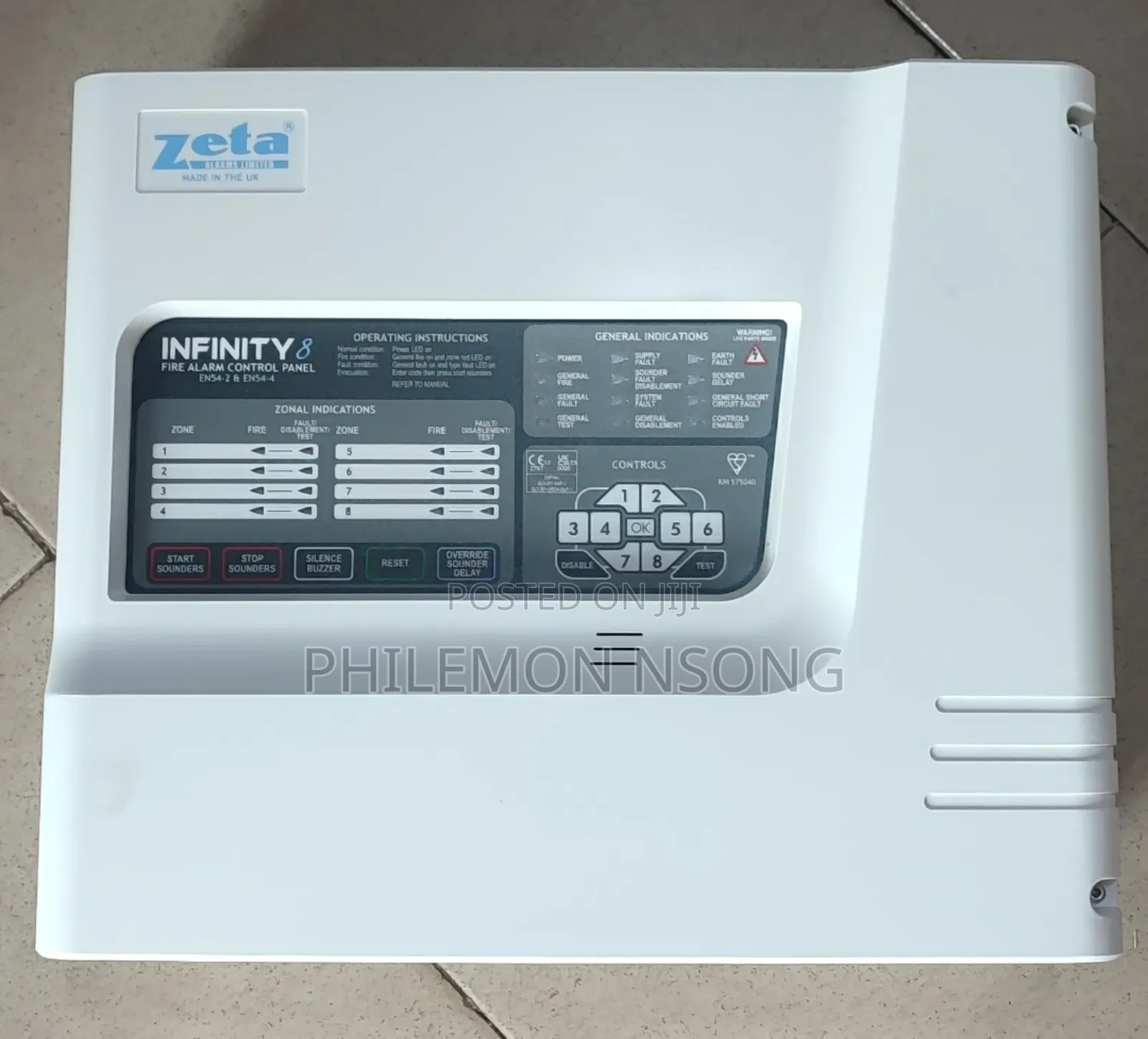 4 Zone Zeta Conventional Fire Alarm Control Panel