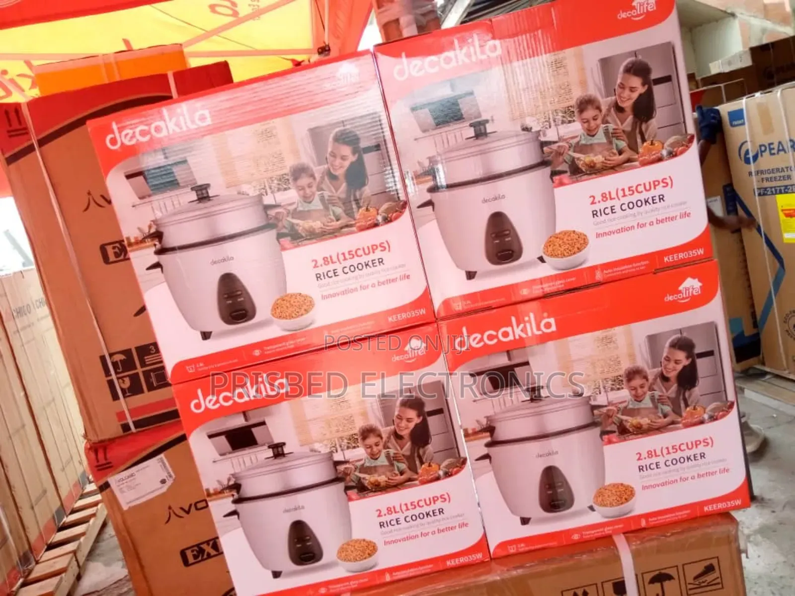 Decakila Durable Rice Cooker 2.8 Litres