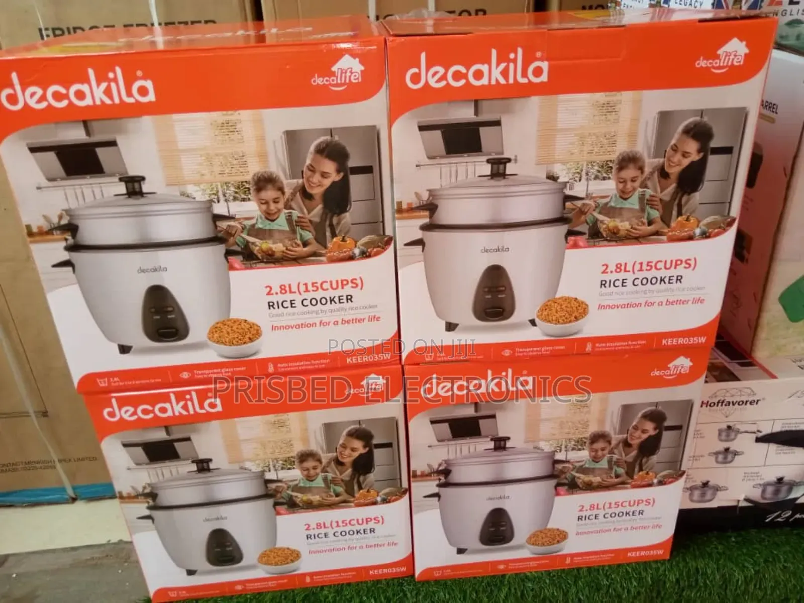 Decakila Durable Rice Cooker 2.8 Litres
