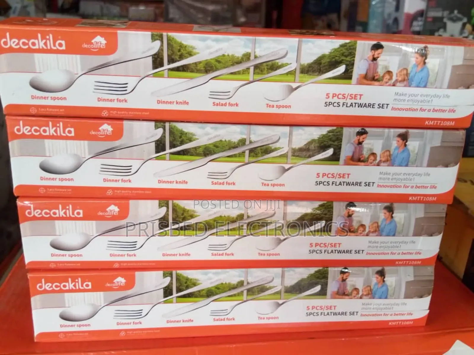 Decakila 5pcs Durable Cutlery Set
