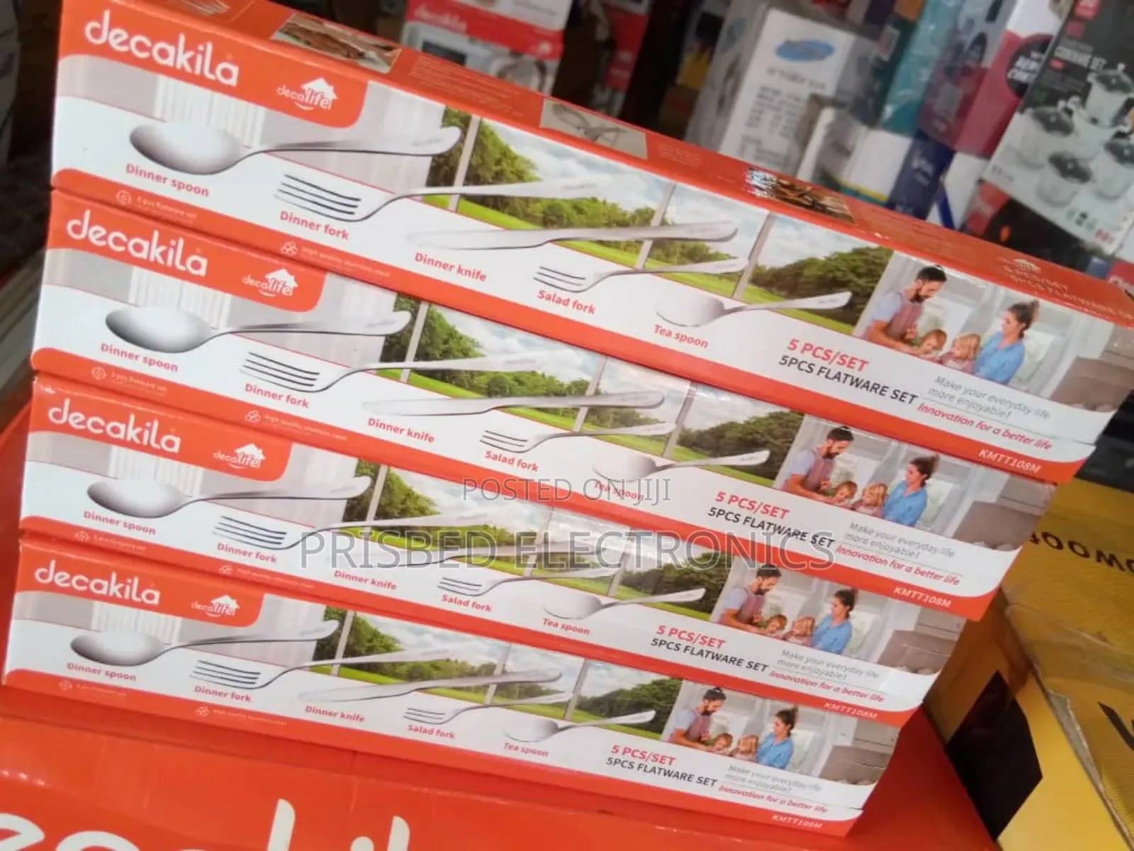 Decakila 5pcs Durable Cutlery Set