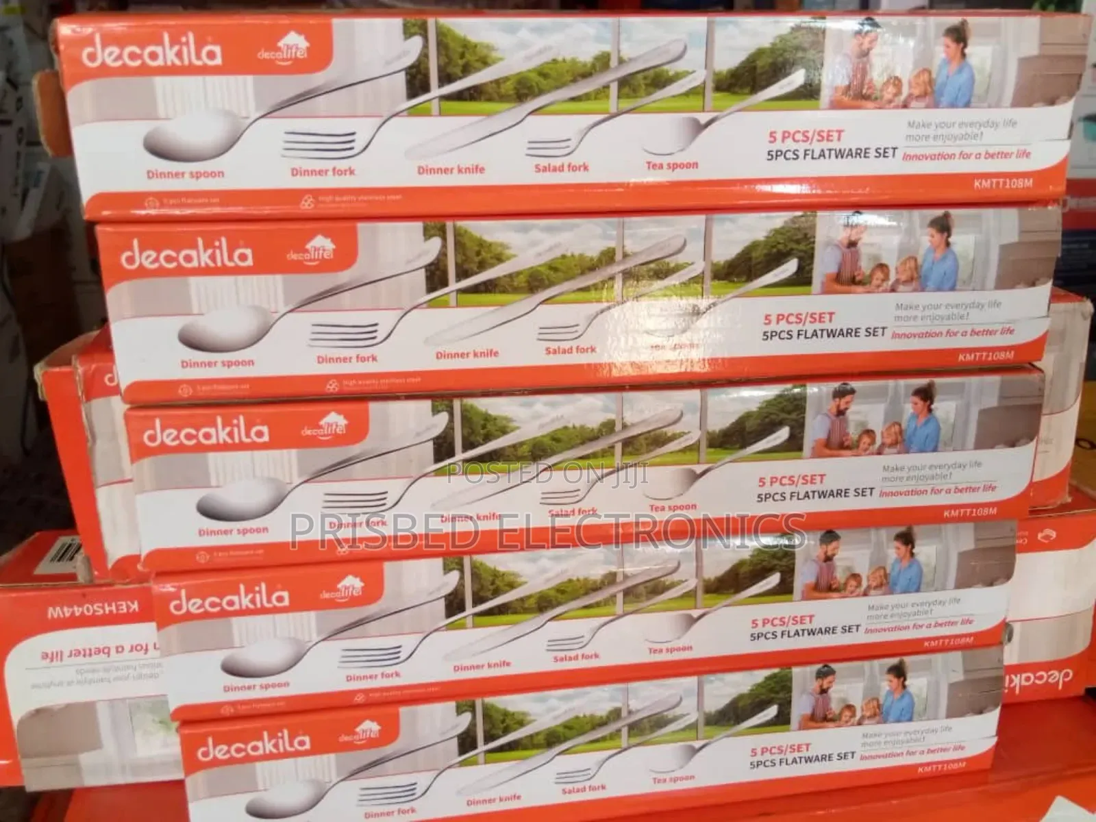 Decakila 5pcs Durable Cutlery Set