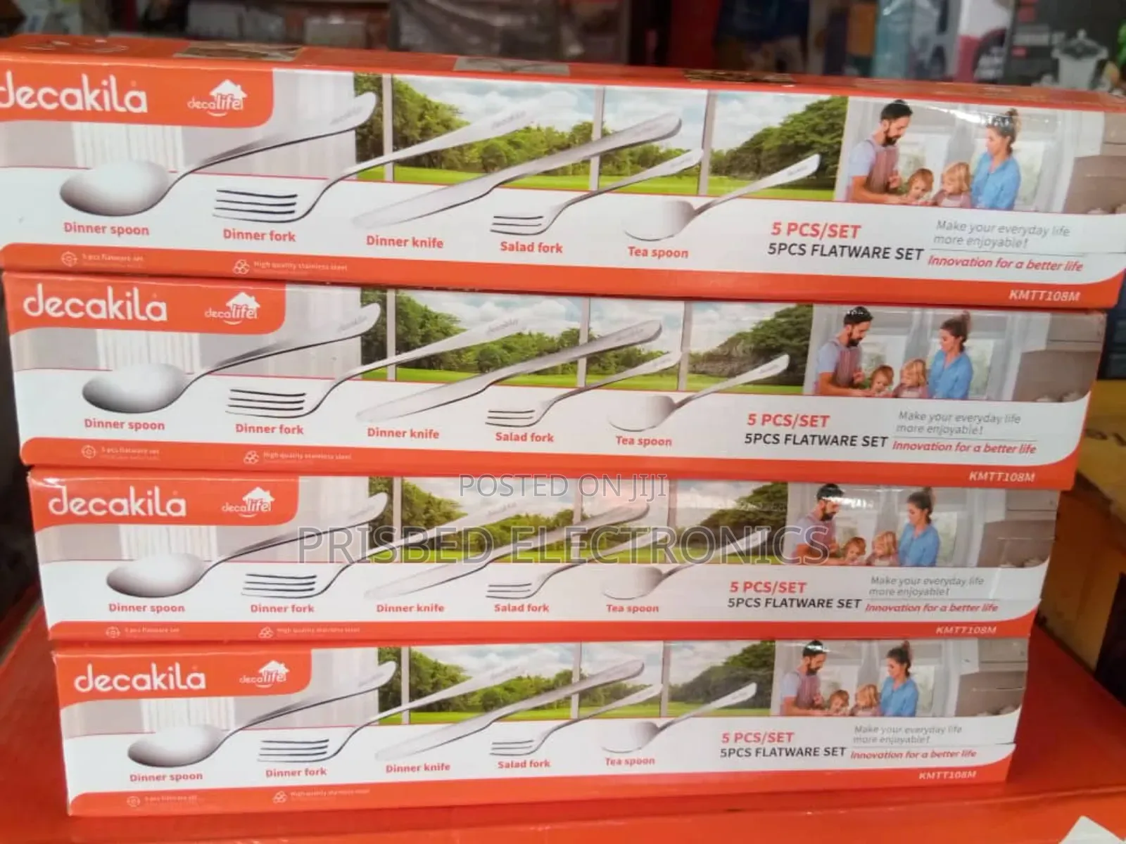 Decakila 5pcs Durable Cutlery Set