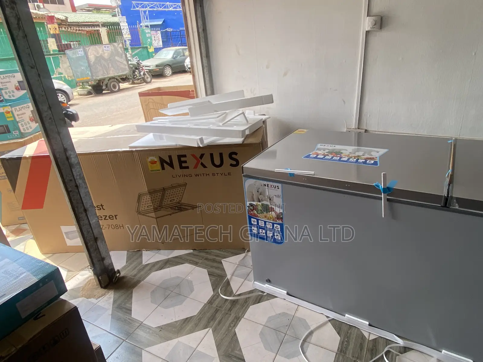 Nexus 708 Litre Double Door Chest Freezer (Large Capacity)