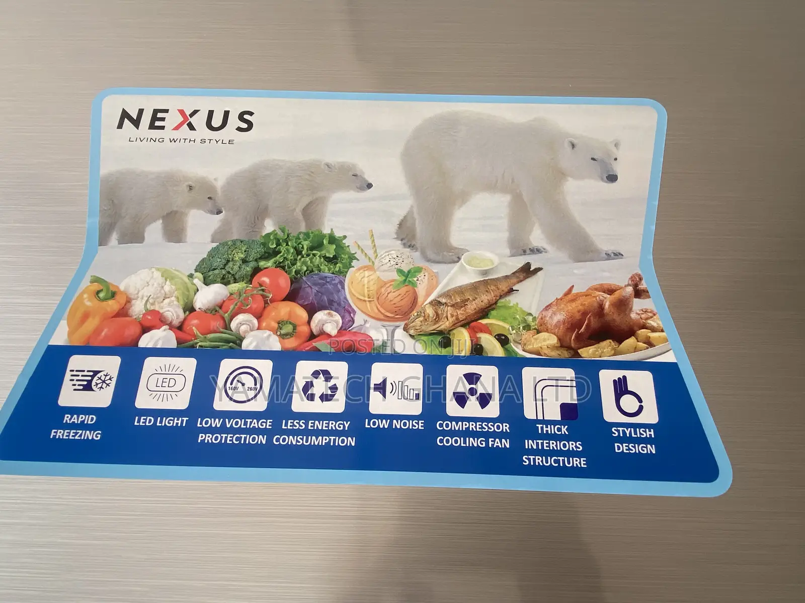 Nexus 708 Litre Double Door Chest Freezer (Large Capacity)