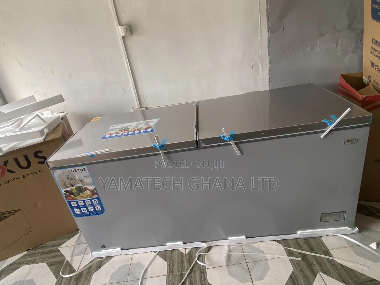 Nexus 708 Litre Double Door Chest Freezer (Large Capacity)